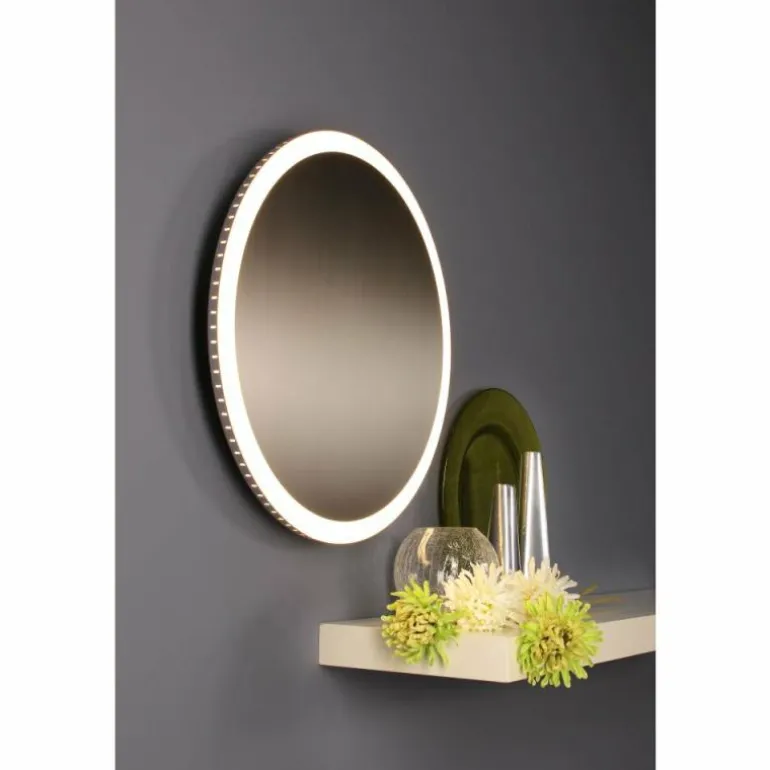 Applique murale Lutec MOON Argenté, 1 lumière