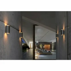 Applique murale Lutec PATH LED Acier inoxydable, 1 lumière