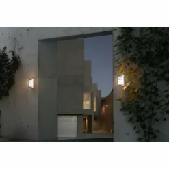 Applique murale Lutec SLIM LED Acier inoxydable, 1 lumière