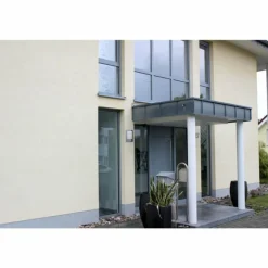 Applique murale Lutec SLIM LED Acier inoxydable, 1 lumière, Détecteur de mouvement