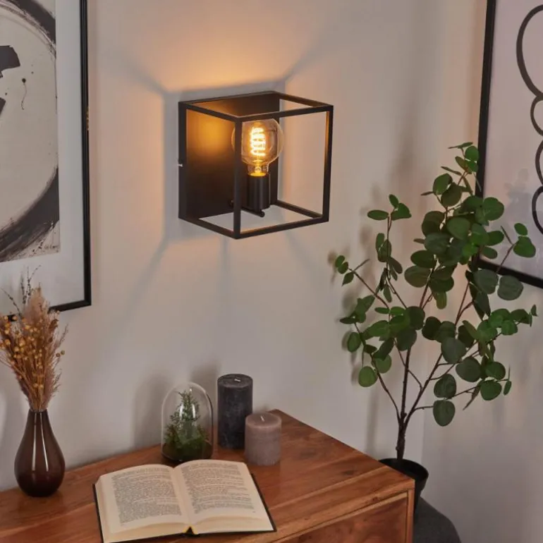 Applique murale Malao Noir, 1 lumière