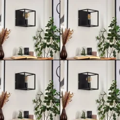 Applique murale Malao Noir, 1 lumière