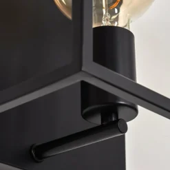 Applique murale Malao Noir, 1 lumière