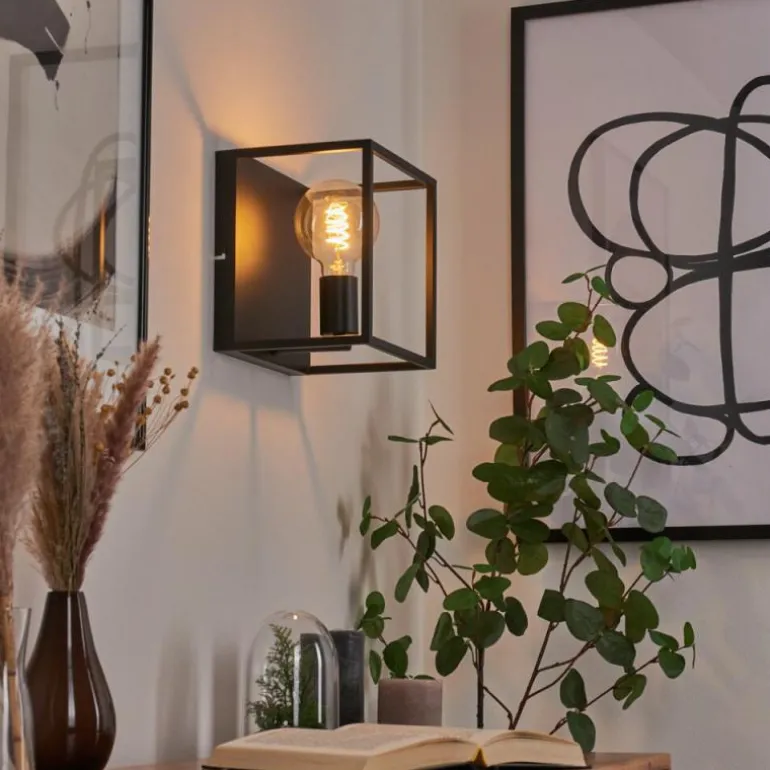 Applique murale Malao Noir, 1 lumière