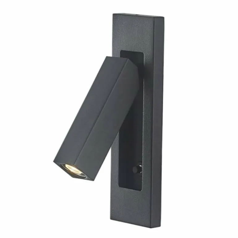 Applique murale Mantra GOKOVA LED Noir, 1 lumière