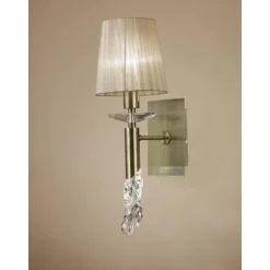 Applique murale Mantra TIFFANY Brun, 1 lumière