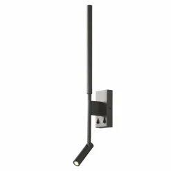 Applique murale Mantra TORCH LED Noir, 2 lumières