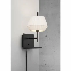 Applique murale Nordlux DICTE Noir, 1 lumière