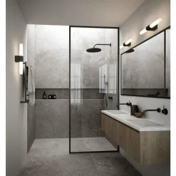 Applique murale Nordlux HELVA LED Noir, 1 lumière