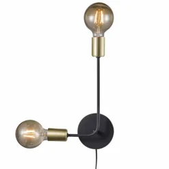 Applique murale Nordlux JOSEFINE Noir, 2 lumières