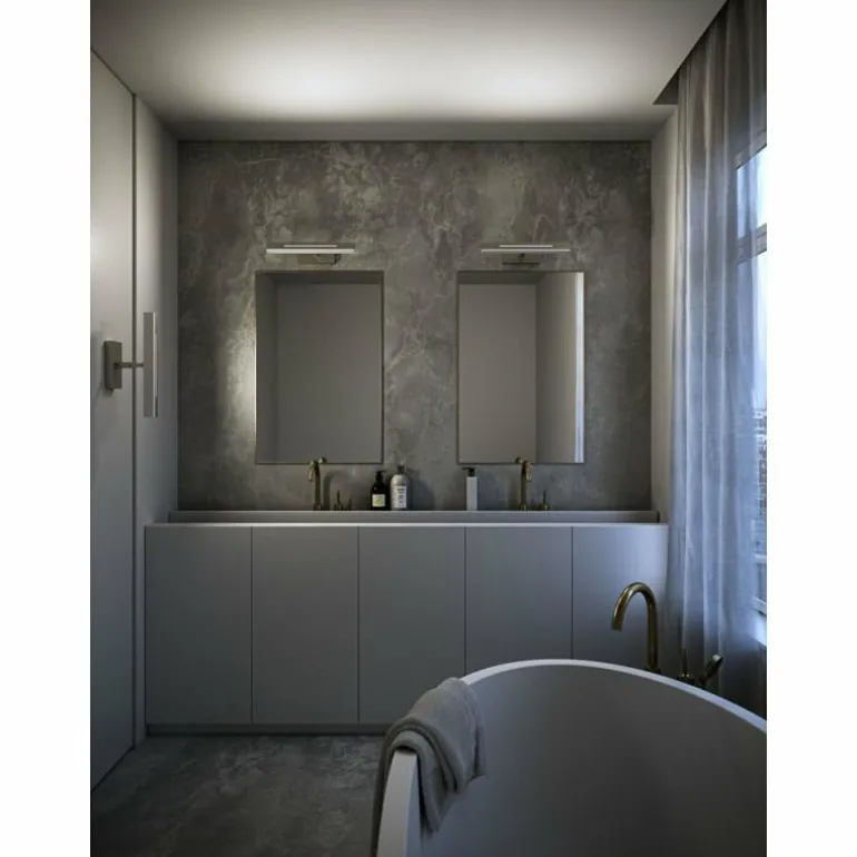 Applique murale Nordlux OTIS LED Chrome, 1 lumière