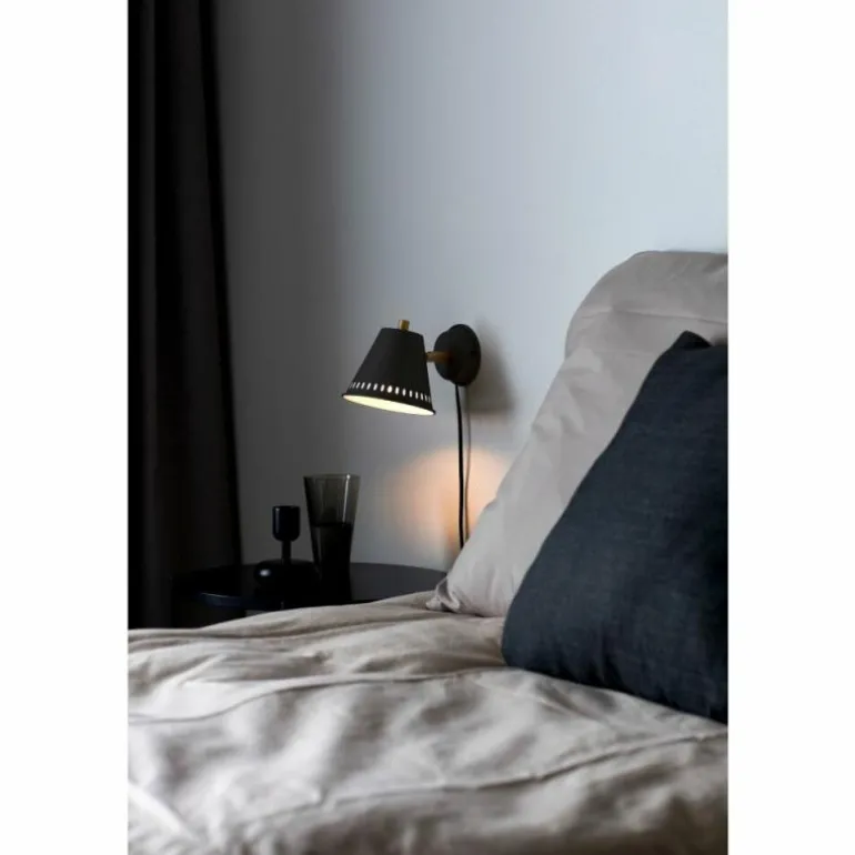 Applique murale Nordlux PINE Noir, 1 lumière
