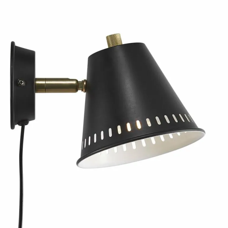Applique murale Nordlux PINE Noir, 1 lumière