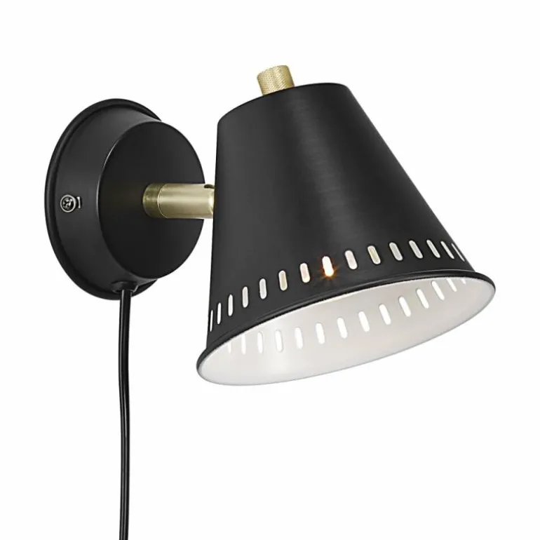 Applique murale Nordlux PINE Noir, 1 lumière