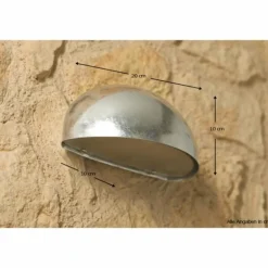 Applique murale Nordlux Scorpius Acier inoxydable, Zingué, 1 lumière