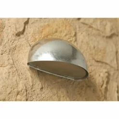 Applique murale Nordlux Scorpius Acier inoxydable, Zingué, 1 lumière