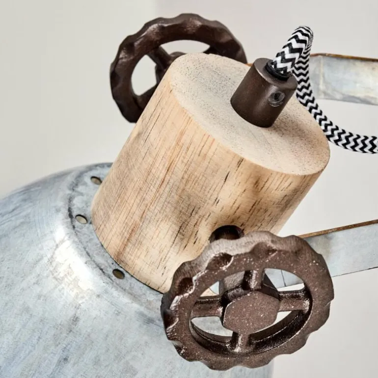 Applique murale Orny Bois clair, Argenté, 1 lumière