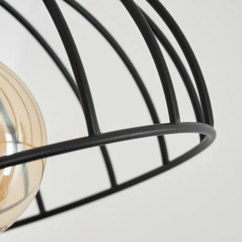 Applique murale Orny Bois foncé, Noir, 1 lumière