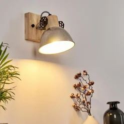 Applique murale Orny Brun, Zingué, 1 lumière