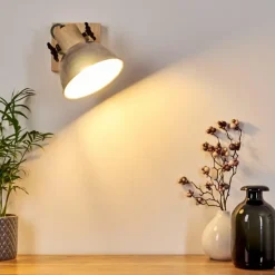 Applique murale Orny Brun, Zingué, 1 lumière