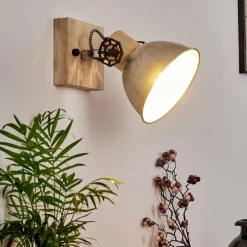 Applique murale Orny Brun, Zingué, 1 lumière