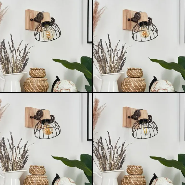 Applique murale Orny Brun, Écru, 1 lumière