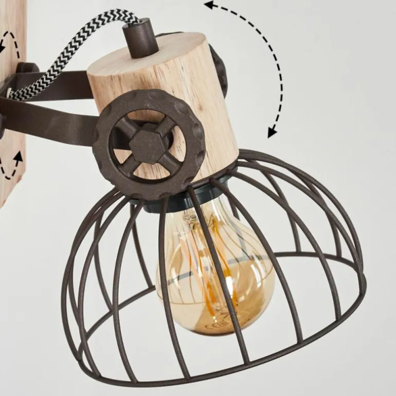 Applique murale Orny Brun, Écru, 1 lumière