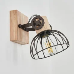 Applique murale Orny Brun, Écru, 1 lumière