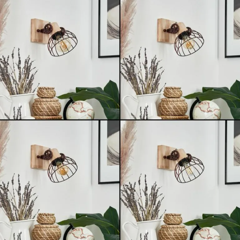 Applique murale Orny Écru, Rouille, 1 lumière