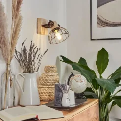 Applique murale Orny Écru, Rouille, 1 lumière