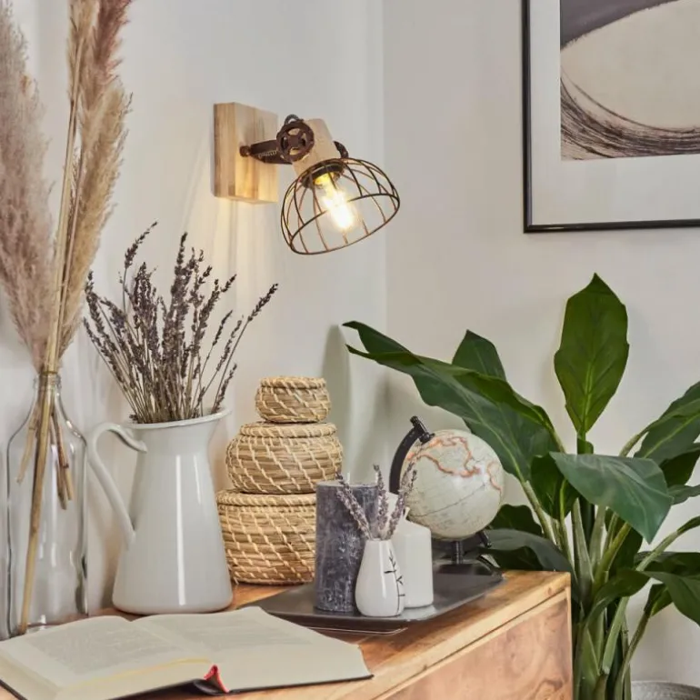 Applique murale Orny Écru, Rouille, 1 lumière