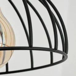 Applique murale Orny Écru, Noir, 1 lumière