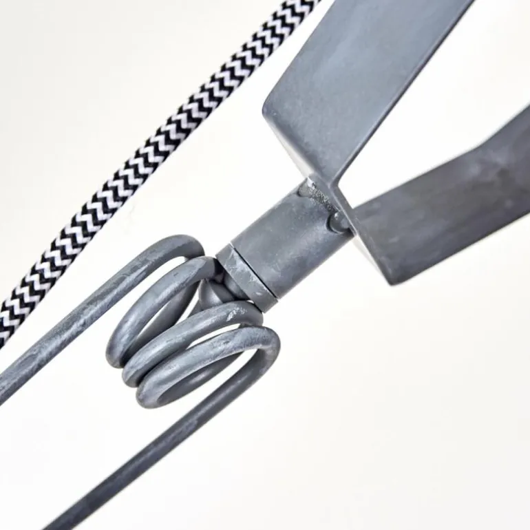 Applique murale Orny Gris, Bois clair, 1 lumière