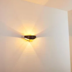 Applique murale Padua Brun doré, 2 lumières