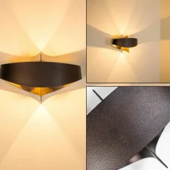 Applique murale Padua Brun, 2 lumières