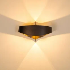 Applique murale Padua LED Brun, 2 lumières
