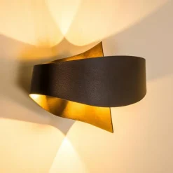 Applique murale Padua LED Brun, 2 lumières