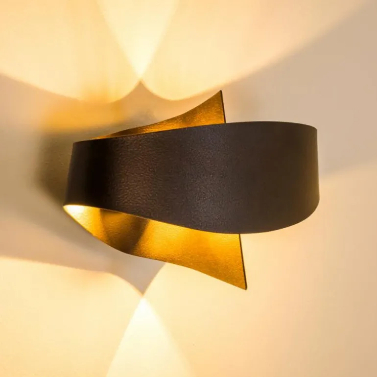 Applique murale Padua LED Brun, 2 lumières