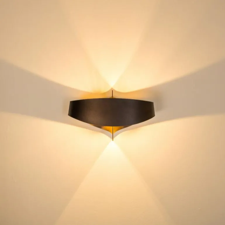 Applique murale Padua LED Brun, 2 lumières