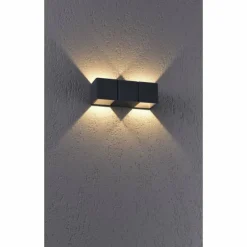 Applique murale Paul Neuhaus MARCEL LED Anthracite, 2 lumières