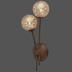 Applique murale Paul Neuhaus GRETA Rouille, 2 lumières