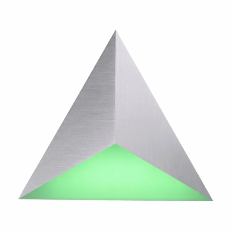 Applique murale Paul Neuhaus Neuhaus Q-TETRA MASTER LED Nickel mat, 1 lumière, Télécommandes, Changeur de couleurs