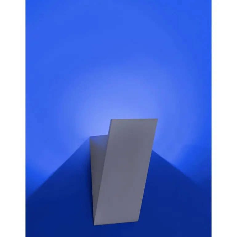 Applique murale Paul Neuhaus Q-WEDGE LED Aluminium, 1 lumière, Télécommandes, Changeur de couleurs