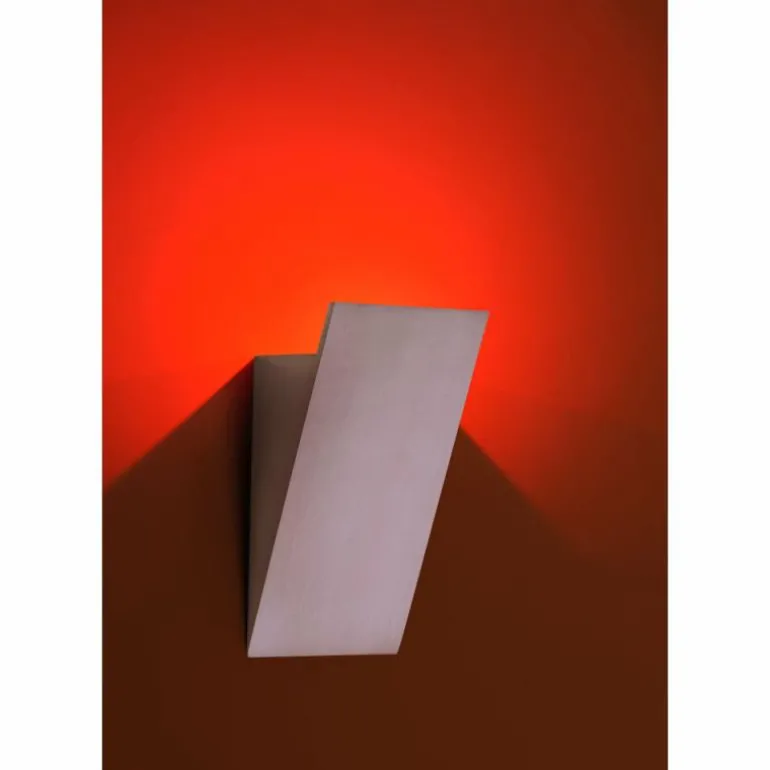 Applique murale Paul Neuhaus Q-WEDGE LED Aluminium, 1 lumière, Télécommandes, Changeur de couleurs