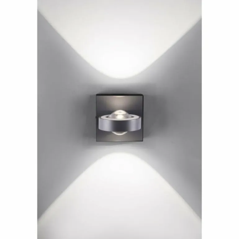 Applique murale Paul Neuhaus Q-MIA LED Anthracite, 2 lumières, Télécommandes