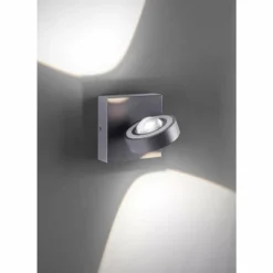 Applique murale Paul Neuhaus Q-MIA LED Anthracite, 2 lumières, Télécommandes