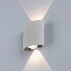 Applique murale Paul Neuhaus CARLO LED Argenté, 2 lumières