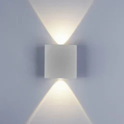 Applique murale Paul Neuhaus CARLO LED Argenté, 2 lumières