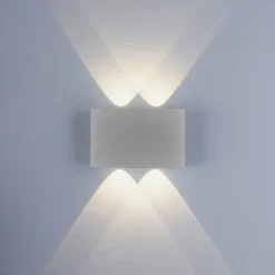 Applique murale Paul Neuhaus CARLO LED Argenté, 4 lumières