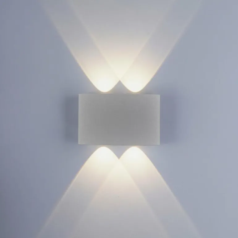 Applique murale Paul Neuhaus CARLO LED Argenté, 4 lumières